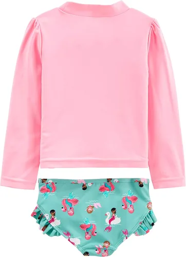 Vista 2 de Simple Joys by Carter's Conjuntos surtidos de 2 piezas de camisetas de protección para niños pequeños y bebés
