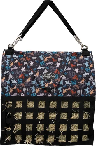 Vista 9 de Professional's Choice Bolsa de heno de alimentación lenta Armadillos Top Loading Design, Detachable Hangers, Durable Webbing