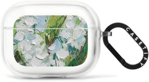Vista 80 de CASETiFY Impact Airpods Pro (1ª/2ª) - Funda con anillo, color negro