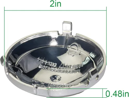 Vista 4 de DC66-00887A Tapa de Pulsador de Placa Lavadora Cromo para Lavadora Samsung Reemplazo DC66-00887B WA52M7750AW, WA52M7750AW/A4