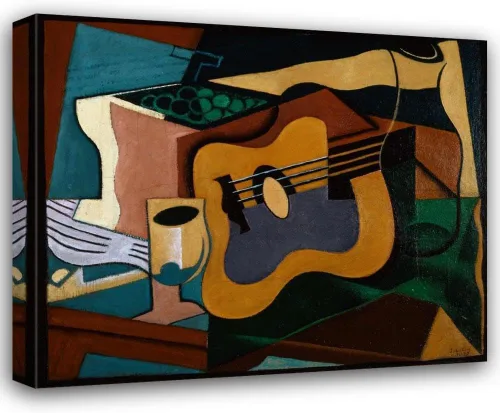 Vista 3 de ArtDirect Still Life with Guitar (1920) 10x8 UnFramed Museum Art Print Poster Ready for Framing by Juan Gris (Spanish, 1887-1927)