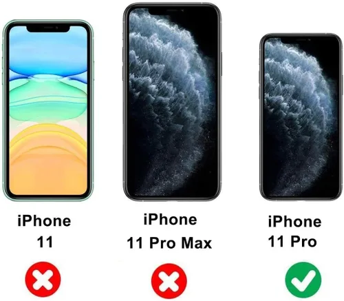 Vista 2 de Funda magnética compatible con iPhone 11 Pro de 5.8 pulgadas, funda magnética para iPhone 11 Pro con cubierta de cámara y soporte de grado militar