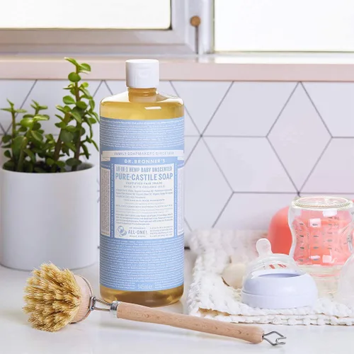 Vista 3 de Dr. Bronner's - Jabón líquido puro de Castilla