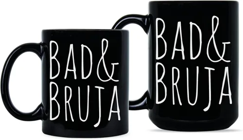 Vista 2 de We Got Good Taza de café de bruja Bad and Bruja Wiccan