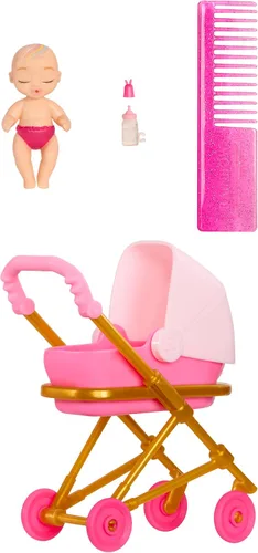 Vista 9 de Rainbow High Jr. High Bestie Babysitters - Stella Monroe, muñeca de moda de 9 pulgadas