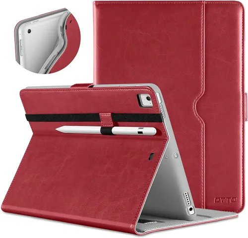 Vista 11 de DTTO para iPad de 9.7 pulgadas 5ª/6ª generación 2018/2017, funda con soporte para Apple Pencil, funda de cuero premium tipo folio con soporte