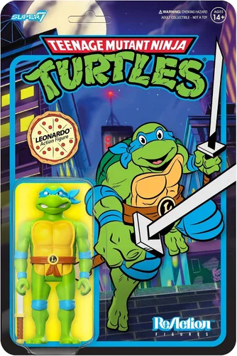 Vista 4 de Super7 Teenage Mutant Ninja Turtles Casey Jones - Figura de acción TMNT de 3.75 pulgadas con accesorios, coleccionables clásicos de dibujos animados