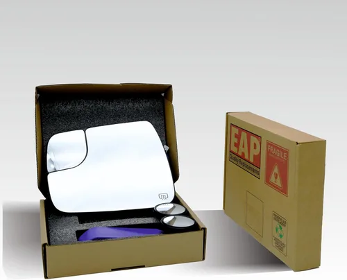 Vista 4 de EAP Espejo lateral del conductor compatible con Dodge RAM 1500 2019-2025, calefactado sin atenuación automática 68402037AA 68402093AA LH - Calentado