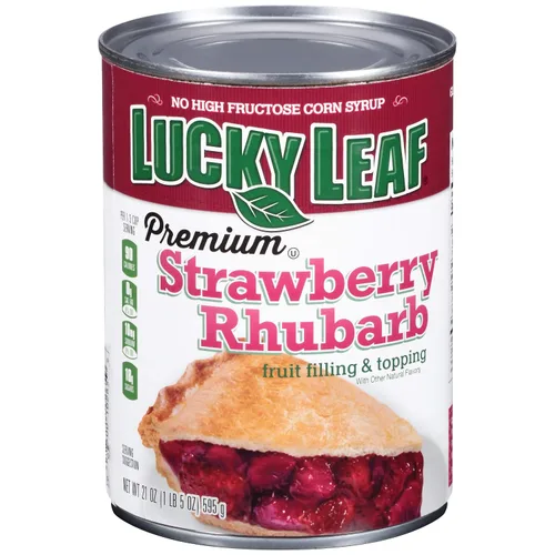 Vista 5 de Lucky Leaf Llenado y cobertura de pastel lata de 21 oz (paquete de 4) (Lite Apple)