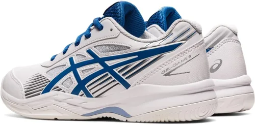 Vista 3 de ASICS Gel-Game 8 - Tenis escolares para niños, Blanco