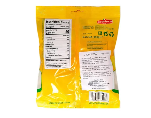 Vista 2 de Cedrinca Sicilia Candies bolsas de 5.25 onzas (3)