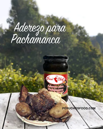 Vista 4 de Peruchef Aderezo para Pachamanca (Marinade) Paquete de 3 unidades de 10.5 onzas cada uno