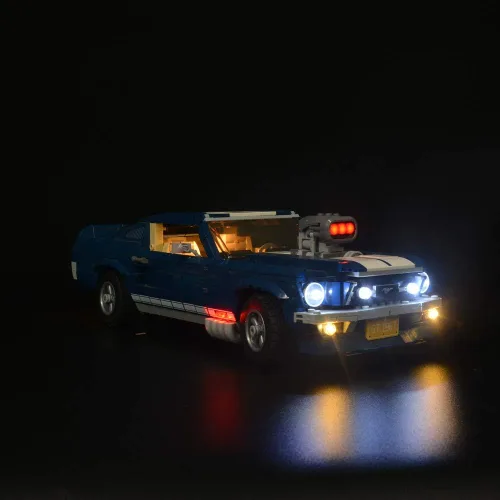 Vista 2 de Kyglaring Kit de luces LED compatible con Lego 10265 - Juego de luces para (Creator Ford Mustang) modelo de bloques de construcción