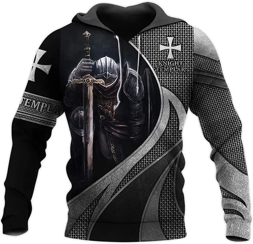 Vista 5 de Sudaderas con capucha unisex con estampado realista en 3D para hombres y mujeres Aztec01