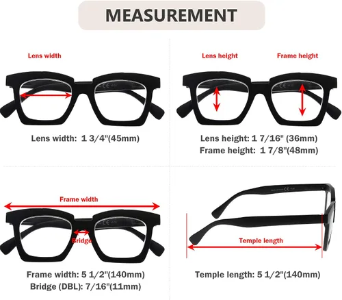 Vista 3 de Eyekepper Gafas De Lectura Mujeres Gafas Con Estilo Lectores - Negro Ladies Magnifying Glass, Women's Stylish Reader Eyeglasses, Lightweight