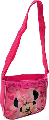 Vista 3 de Bolso bandolera para niña Minnie Mouse, Rosado