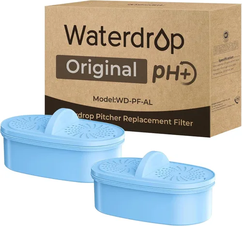 Vista 10 de [Original] Waterdrop - Filtro de agua alcalino de repuesto para todos los sistemas de filtración Waterdrop para jarras y dispensadores, aumenta
