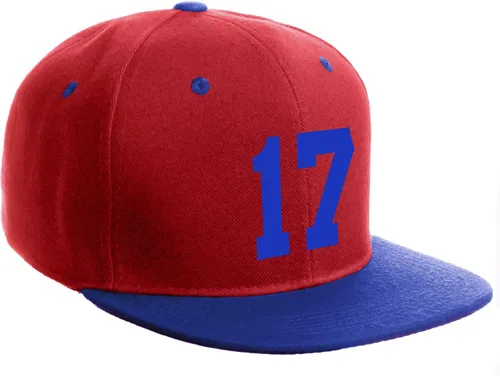 Vista 189 de Número de equipo modificado para requisitos particulares del jugador del color del sombrero del Snapback de la visera plana clásica de la visera