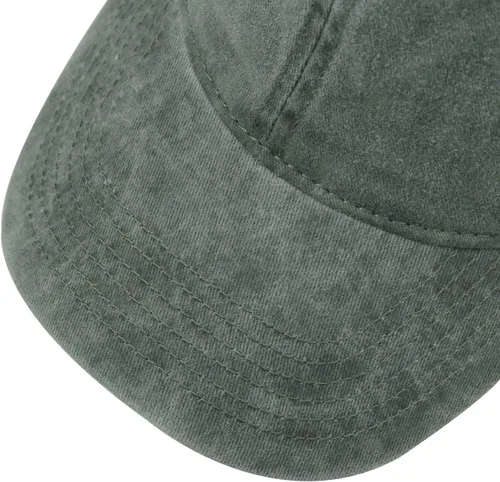 Vista 5 de HH HOFNEN Gorra de béisbol de algodón de sarga lavada y desgastada, vintage, ajustable, para hombre y mujer