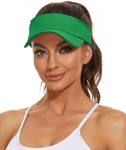 Vista 7 de Sombreros de algodón con visera de protección solar para mujer - Gorra deportiva con visera solar