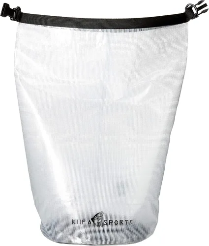 Vista 3 de KUFA - Bolsa seca enrollable (tamaño: ø11.5 x 19 pulgadas, color: transparente) y funda impermeable para teléfono celular