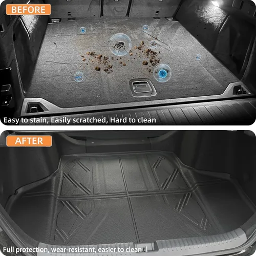 Vista 2 de Revestimiento de carga para Honda Accord Sedan 2018-2026 (Gasolina y Híbrido) - AOMSAZTO Alfombra de carga personalizada para Accord