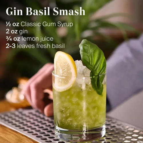 Vista 3 de Liber & Co. Jarabe de goma clásico – El jarabe simple superior con azúcar de caña pura y goma de mascar árabe natural – Hace 25 bebidas – esencial