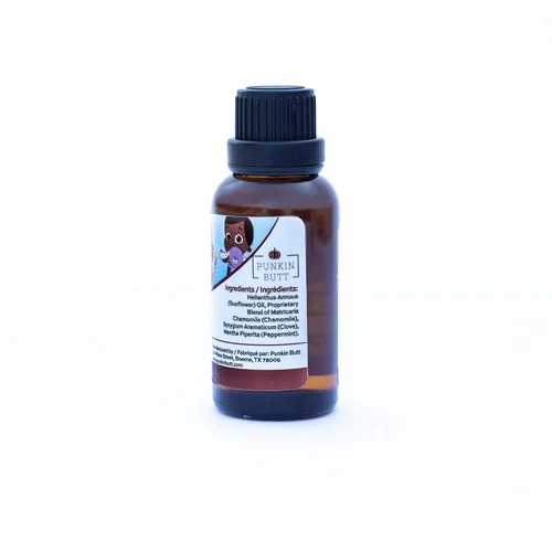 Vista 3 de Punkin Butt Paquete de aceite de dentición para bebés y bálsamo labial para aliviar el dolor de encías y labios agrietados, todo natural, orgánico