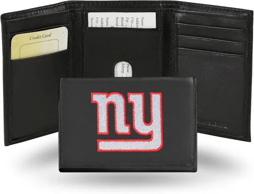 Vista 9 de Rico Industries NFL Football Embroidered Tri-fold Wallet