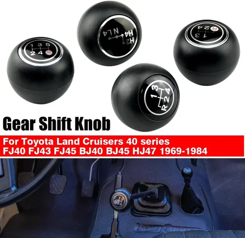 Vista 3 de Pomo de palanca de cambio de marcha con cabeza de bolígrafo compatible con Toyota Land Cruisers 40 Series FJ40 FJ43 FJ45 BJ40 BJ45 HJ47 1969-1984