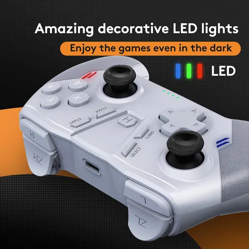 Vista 3 de Uberwith Wireless Game Controller, Dual Vibration Joystick Gamepad Computer Game Controllerfor PC Windows 7810, PS3TV BoxLaptopAndroid Mobile Phones