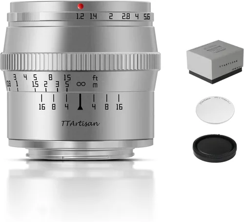 Vista 10 de TTARTISAN 1.969 in F1.2 APS-C Lente de enfoque manual para cámaras de montaje MFT M4/3 como EPM1 EPM2 EPL1 EPL1 EPL2 EPL3 EPL5 EPL6 EPL7 EPL8 EPL9