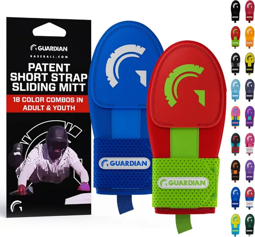 Vista 22 de Guardian Baseball Guantes deslizantes – Tallas para jóvenes y adultos – Guante deslizante para béisbol – Correa de compresión elástica, paquete de 2