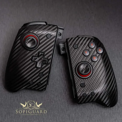 Vista 2 de SopiGuard Skin for DJI Mavic Air 2s Juego completo de calcomanías de vinilo de precisión + controlador + 3 fundas de batería (3M negro carbón)