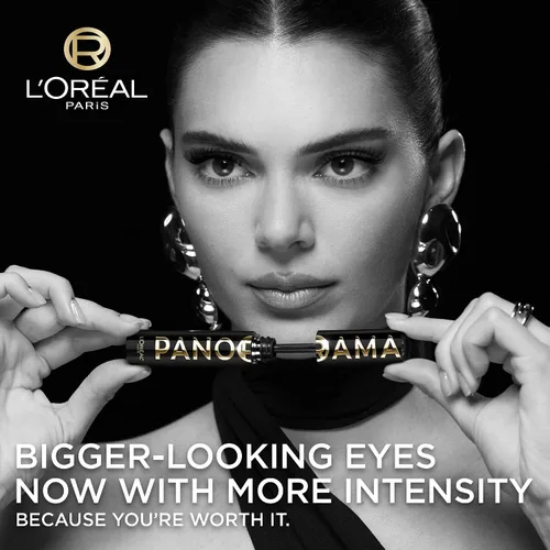Vista 3 de L'Oreal Paris - Máscara Panorama Voluminosa, fórmula voluminizante y alargadora, de larga duración, resistente a manchas y lavable, Máscara negra