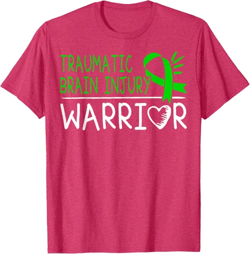 Vista 27 de Camiseta de lesión intracraneal - Camiseta de conciencia TBI, Negro, S