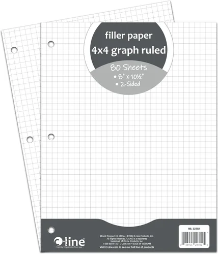 Vista 10 de C-Line Papel de relleno, rayas anchas, blanco, 100 hojas, (22032)