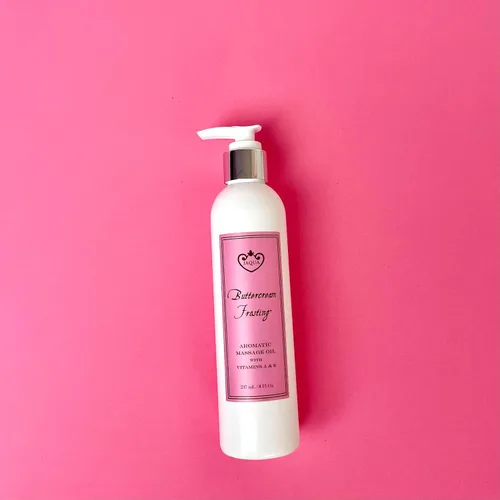 Vista 4 de Jaqua Aceite de masaje aromático para spa con aceite de jojoba, sésamo y girasol - Glaseado de crema de mantequilla