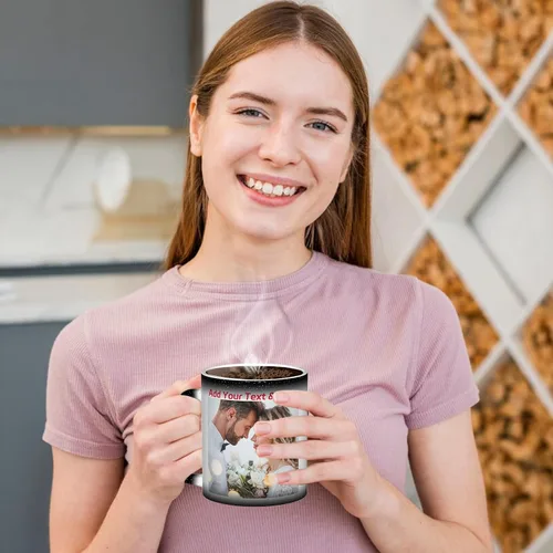 Vista 4 de Tazas de café con foto personalizada, taza de café personalizada con imagen, tazas personalizadas, regalos para hombres y mujeres
