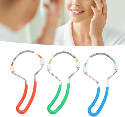 Vista 4 de Removedor de vello de primavera, 3 piezas de depilación de enhebrado, depiladora facial para mujer, depiladora de primavera para depilación facial