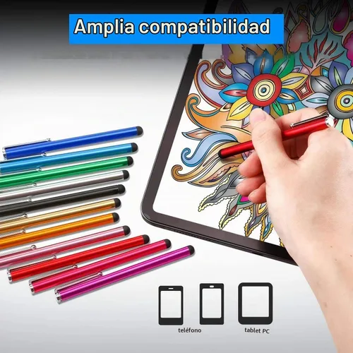 Vista 4 de Outus 100 lápices capacitivos a granel, pantalla táctil, lápiz capacitivo universal compatible con almohadilla, teléfono, tableta, la mayoría
