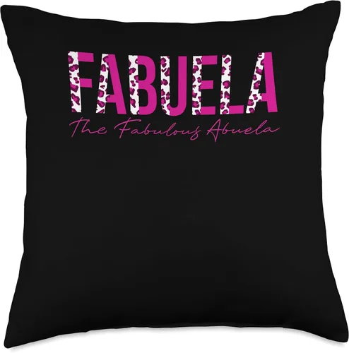 Vista 5 de Spanish Grandmother Gifts Latinas Fabuela The Fabulous Abuelita Abuelita - Almohada para la abuela española, 16 x 16 pulgadas, multicolor