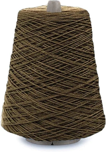 Vista 40 de Silk City Fibers, 5/2 Perle Mercerized Cotton Weaving Yarn pino