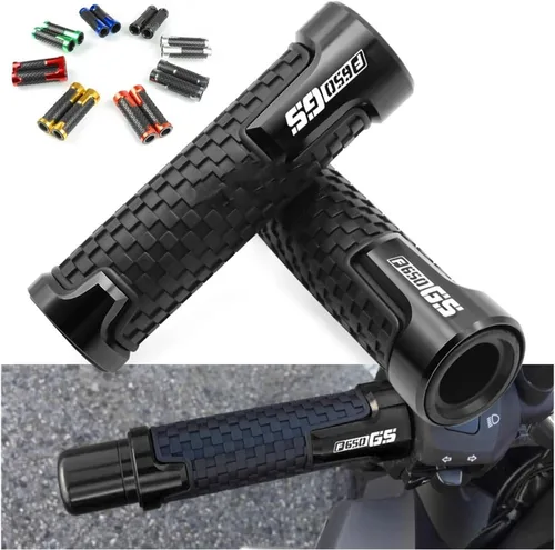 Vista 3 de Empuñaduras de manillar de motocicleta para BMW F650GS 2000-2007 2001 2002 2003 2004 2005 2006 F650 F 650 GS motocicleta 7/8 pulgadas 0.866 in