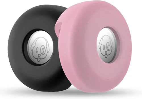 Vista 32 de Cibaabo - Soporte de AirTag para collar de mascota, con funda de silicona, para collar de mascota de 0.8 a 1.2 pulgadas