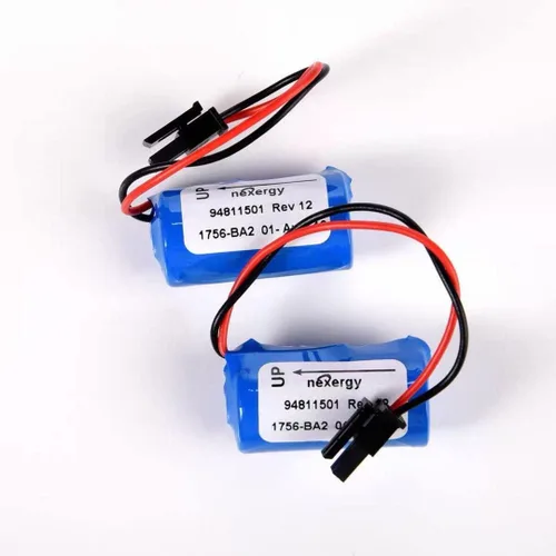 Vista 3 de 20pcs 1756-BA2 3V 1200mAh batería de repuesto para Allen Bradley/AB 1756-L1 1756-BA2 BR2/3A-AB, control PLC
