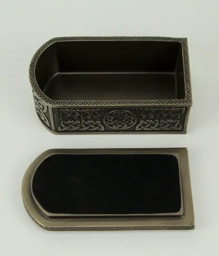 Vista 3 de Veronese Design Cernunnos - Caja de baratijas con cuernos celtas y el dios de los animales
