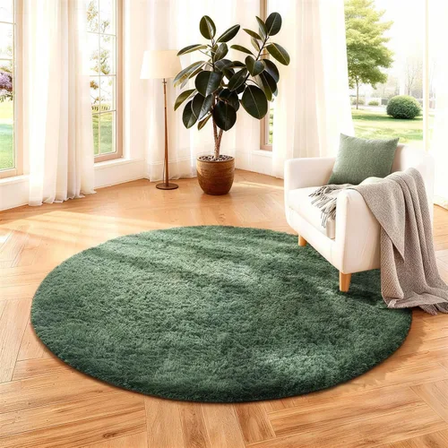Vista 41 de Ophanie - Alfombras para sala de estar, antideslizante y suave, de felpa grandes y peludas para dormitorio, peludas para niños y niñas, decoración