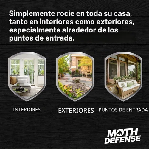 Vista 7 de Exterminators Choice Moth Defense Spray – 32 onzas líquidas – Fórmula natural de citronela y citronela – Spray de polilla seguro para animales