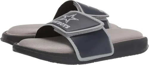 Vista 6 de FOCO mens NFL Team Logo Sport Shower Foam Slide Flip Flop Sandals